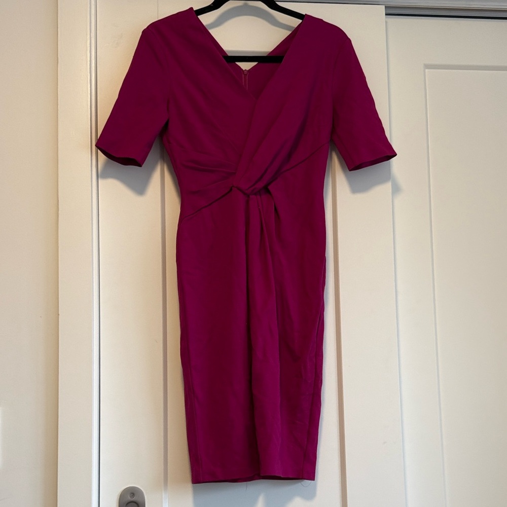 Escada Fuchsia Midi Dress